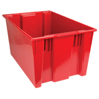 Contenants Stack & Nest, 15" x 29,5" x 19,5", Rouge Helyx Safety & Industrial Supplies