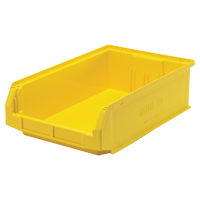Contenants g&eacute;ants empilables, 12,375" la x 19,75" p x 5,875" h, Jaune Helyx Safety & Industrial Supplies