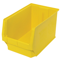 Giant Stacking Containers, 12.375" W x 19.75" D x 11.875" H, Yellow Helyx Safety & Industrial Supplies