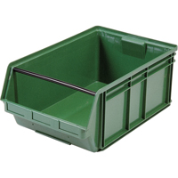 Contenants g&eacute;ants empilables, 18,375" la x 29" p x 11,875" h, Vert Helyx Safety & Industrial Supplies