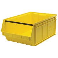 Contenants g&eacute;ants empilables, 18,375" la x 29" p x 11,875" h, Jaune Helyx Safety & Industrial Supplies