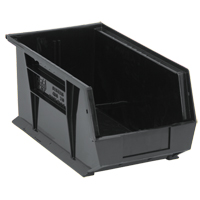 Ultra Stack & Hang Bin, 8-1/4" W x 7" H x 14-3/4" D, Black Helyx Safety & Industrial Supplies