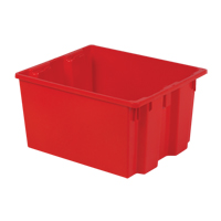 Contenants Stack-N-Nest Polylewton, 13" x 24" x 20", Rouge Helyx Safety & Industrial Supplies
