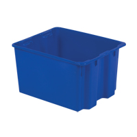 Contenants Stack-N-Nest Polylewton, 12" x 21" x 17", Bleu Helyx Safety & Industrial Supplies