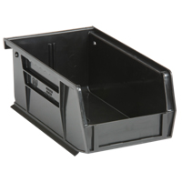 Ultra Stack & Hang Bin, 4-1/8" W x 3" H x 7-3/8" D, Black Helyx Safety & Industrial Supplies