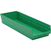 Bacs pour tablette, 8-3/8" la x 4" H x 23-5/8" p, Vert, Capacit&eacute; 50 lb Helyx Safety & Industrial Supplies