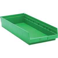 Bacs pour tablette, 11-1/8" la x 4" H x 23-5/8" p, Vert, Capacit&eacute; 50 lb Helyx Safety & Industrial Supplies