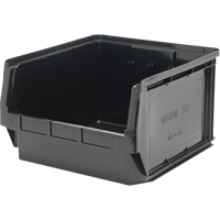 Contenant empilable, 18,375" la x 18,375" p x 11,875" h, Noir Helyx Safety & Industrial Supplies