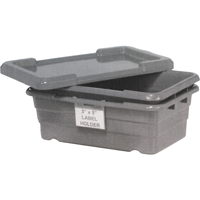 Bacs empilables en crois&eacute;, 16" la x  p x 8,5" h, Gris Helyx Safety & Industrial Supplies