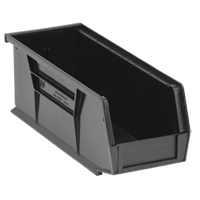 Ultra Stack & Hang Bin, 4-1/8" W x 4" H x 10-7/8" D, Black Helyx Safety & Industrial Supplies