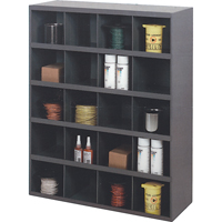 Armoires pour bacs de rangement, Acier, 20 tiroirs, 33-3/4" x 12" x 42", Gris Helyx Safety & Industrial Supplies