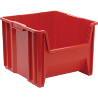 Contenants &agrave; empiler g&eacute;ants, 16,5" la x 17,5" p x 12,5" h, Rouge Helyx Safety & Industrial Supplies