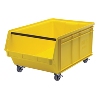 Bac mobile MAGNUM, 14-7/8" ha x 18-3/8" la x 29" p, Capacit&eacute; de 150 lb, Jaune Helyx Safety & Industrial Supplies