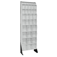 Tip-Out Bins Stand, 23-5/8" W x 8" D x 75" H, 36 Drawers Helyx Safety & Industrial Supplies