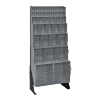 Support pour bacs basculants, 23-5/8" la x 8" p x 52" h, 38 tiroirs Helyx Safety & Industrial Supplies
