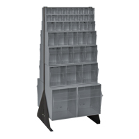 Support pour bacs basculants, 23-5/8" la x 16" p x 52" h, 76 tiroirs Helyx Safety & Industrial Supplies