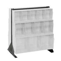 Support pour bacs basculants, 23-5/8" la x 16" p x 28" h, 24 tiroirs Helyx Safety & Industrial Supplies