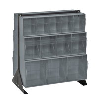 Support pour bacs basculants, 23-5/8" la x 16" p x 28" h, 24 tiroirs Helyx Safety & Industrial Supplies