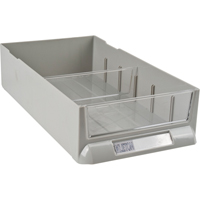 Replacement Drawer for KPC-100 Parts Cabinets, Plastic, 6-3/8" W x 11-3/10" D x 2-11/16" H, Grey Helyx Safety & Industrial Supplies