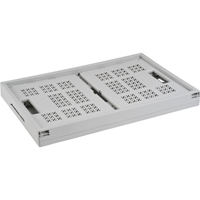Bac repliable, 21" lo x 14" la x 10,5" h, Gris Helyx Safety & Industrial Supplies