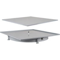 Heavy-Duty Industrial Carousel Drawer Cabinets, Steel, 27-1/2" W x 27-1/2" D x 4" H, Grey Helyx Safety & Industrial Supplies