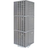 Heavy-Duty Industrial Carousel Drawer Cabinet, Steel, 384 Drawers, 27" W x 27" D x 80" H, Grey Helyx Safety & Industrial Supplies