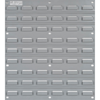 Metal Louvered Panel Bin Support Rack, 16 Bins, 18" W x 1/8" D x 19" H Helyx Safety & Industrial Supplies