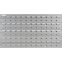Panneau perfor&eacute; en m&eacute;tal pour bacs, 32 bacs, 36" la x 1/8" p x 19" h Helyx Safety & Industrial Supplies