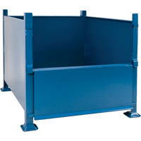 Contenants de vrac empilables, 30" ha x 34,5" la x 40,5" p, Capacit&eacute; de 3500 lb Helyx Safety & Industrial Supplies