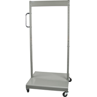 Mobile Tilt Bin Rack - Cart Only, Double-sided, 26-1/4" W x 22" D x 57-1/2" H Helyx Safety & Industrial Supplies