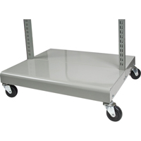 Mobile Tilt Bin Rack - Cart Only, Double-sided, 26-1/4" W x 22" D x 57-1/2" H Helyx Safety & Industrial Supplies