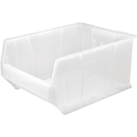 Hulk Containers, 18-1/4" W x 12" H x 23-7/8" D, Clear Helyx Safety & Industrial Supplies