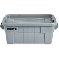 Bac de stockage Brute avec couvercle, 27,88” p x 16,5” la x 10,7" h, Capacit&eacute; 112 lb, Gris Helyx Safety & Industrial Supplies