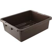 Contenant utilitaire sans compartiments, 7" ha x 21,5" p x 17" lo, Plastique, Brun Helyx Safety & Industrial Supplies