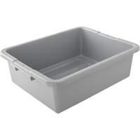 Contenant utilitaire sans compartiments, 7" ha x 21,5" p x 17" lo, Plastique, Gris Helyx Safety & Industrial Supplies