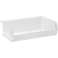Clear-View Ultra Stack & Hang Bin, 16-1/2" W x 5" H x 10-7/8" D, Clear Helyx Safety & Industrial Supplies