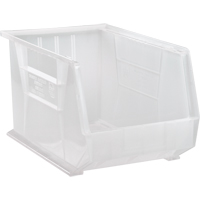Clear-View Ultra Stack & Hang Bin, 11" W x 10" H x 18" D, Clear Helyx Safety & Industrial Supplies