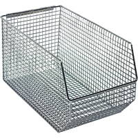 Bacs en fil m&eacute;tallique empilables et suspendables Helyx Safety & Industrial Supplies