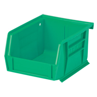 Bac empilable & &agrave; suspendre, 4-1/8" la, 3" h x 5-3/8" p, Vert Helyx Safety & Industrial Supplies