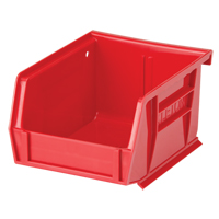 Bac empilable & &agrave; suspendre, 4-1/8" la, 3" h x 5-3/8" p, Rouge Helyx Safety & Industrial Supplies