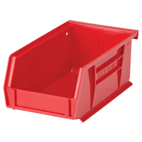 Bac empilable & &agrave; suspendre, 4-1/8" la, 3" h x 7-3/8" p, Rouge Helyx Safety & Industrial Supplies