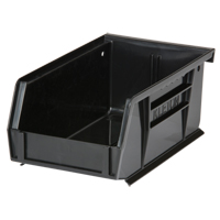Bac empilable & &agrave; suspendre, 4-1/8" la, 3" h x 7-3/8" p, Noir Helyx Safety & Industrial Supplies