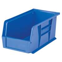Bac empilable & &agrave; suspendre, 5-1/2" la, 5" h x 10-7/8" p, Bleu Helyx Safety & Industrial Supplies