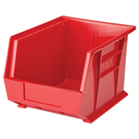 Bac empilable & &agrave; suspendre, 8-1/4" la, 7" h x 10-3/4" p, Rouge Helyx Safety & Industrial Supplies