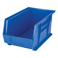 Bac empilable & &agrave; suspendre, 8-1/4" la, 7" h x 14-3/4" p, Bleu Helyx Safety & Industrial Supplies