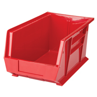 Bac empilable & &agrave; suspendre, 8-1/4" la, 7" h x 14-3/4" p, Rouge Helyx Safety & Industrial Supplies