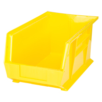 Bac empilable & &agrave; suspendre, 8-1/4" la, 7" h x 14-3/4" p, Jaune Helyx Safety & Industrial Supplies