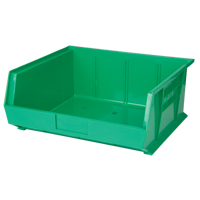 Bac empilable & &agrave; suspendre, 16-1/2" la, 7" h x 14-3/4" p, Vert Helyx Safety & Industrial Supplies