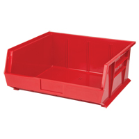 Bac empilable & &agrave; suspendre, 16-1/2" la, 7" h x 14-3/4" p, Rouge Helyx Safety & Industrial Supplies