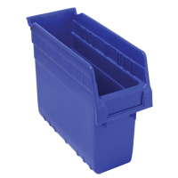 Bacs pour &eacute;tag&egrave;re Store-Max, 4-3/8" la x 8" H x 11-5/8" p, Bleu, Capacit&eacute; 44 lb Helyx Safety & Industrial Supplies